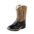 thumbnail image 1 of Old West Toddler's All Over Leatherette Material Broad Square Toe Boots, 1 of 2