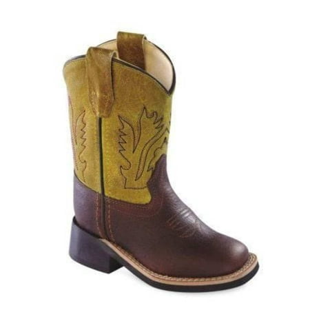 Old West Toddler's Broad Square Toe Boots