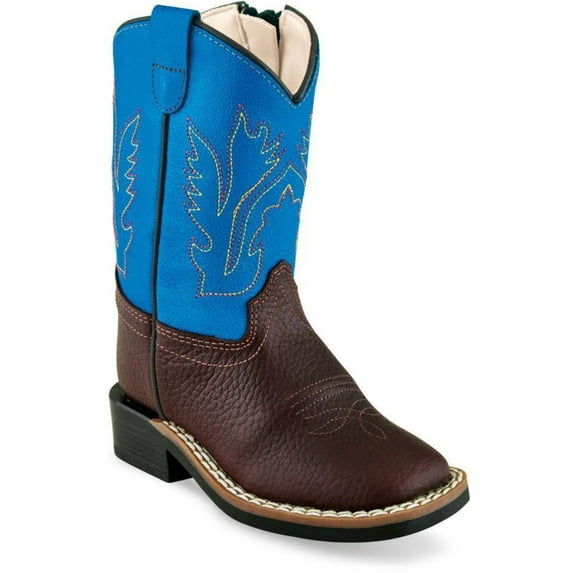 Old West Toddler's Broad Square Toe Boots