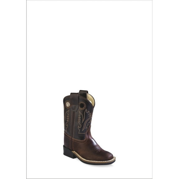 Old West Toddler's Broad Square Toe Boots