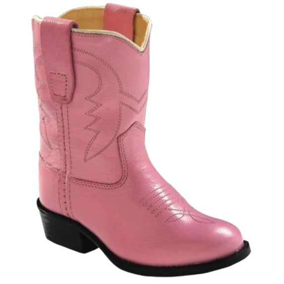 Old West Toddler's Round Toe Boots