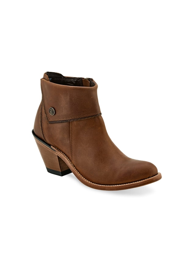 Old West Women's Heeled Zip Booties