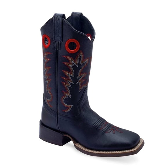 Old West Women's Western Boot Broad Square Toe - 18171 6 M US