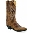 thumbnail image 1 of Old West Womens Fashion Wear Burnt Tan Leather Cowboy Boots 9.5 B, 1 of 1