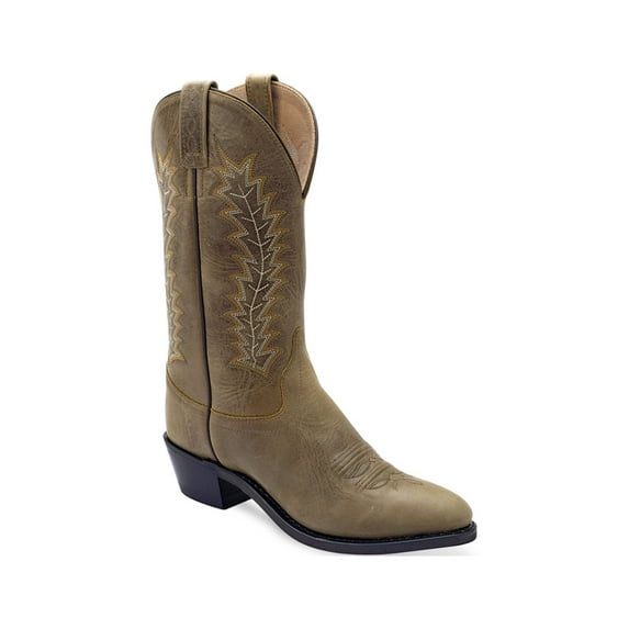 Old West Womens Western Tan Fry Leather Cowboy Boots 5 M
