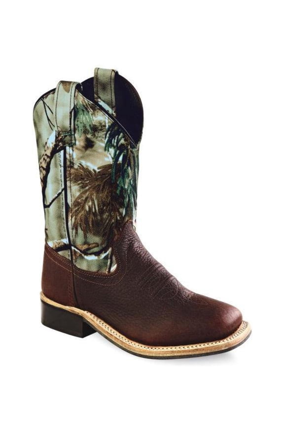 Old West Youth's Broad Square Toe Boots