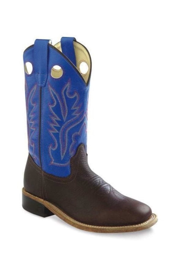 Old West Youth's Broad Square Toe Boots