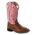 thumbnail image 1 of Old West Youth's Broad Square Toe Boots, 1 of 2