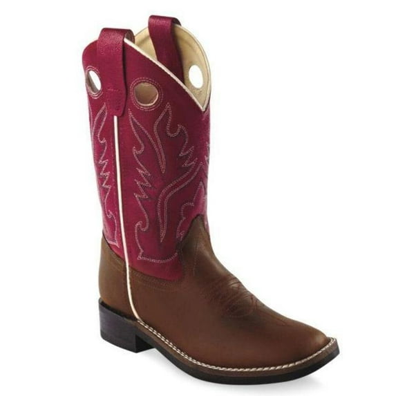 Old West Youth's Ultra Flex Broad Square Toe Boots