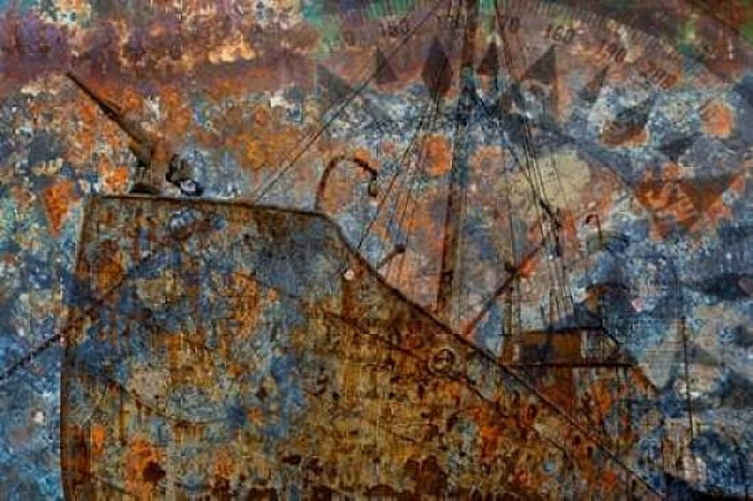 Old Whaling Ship I Canvas Art - Kathy Mahan (12 x 18)