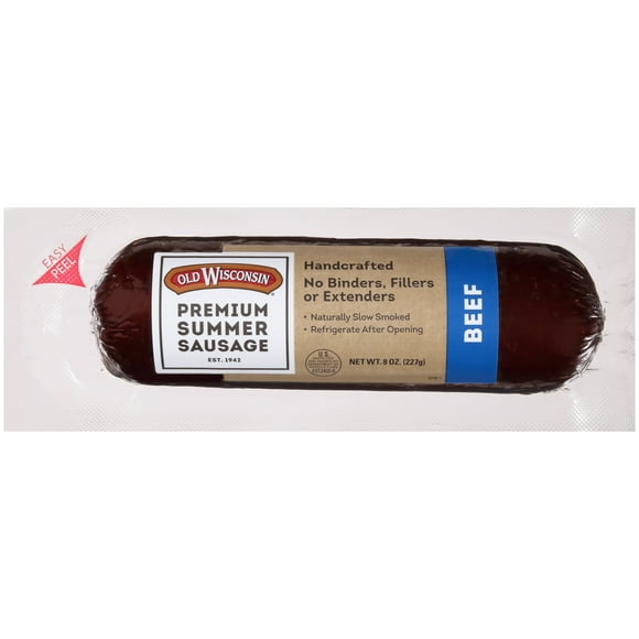 Old Wisconsin Beef Premium Summer Sausage 8 oz. Pack