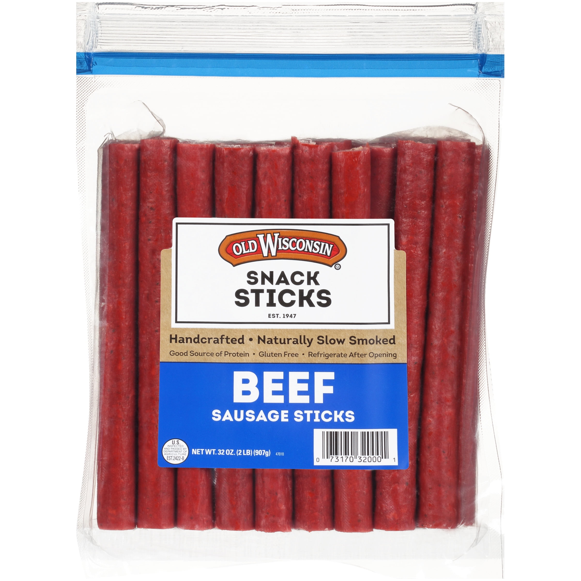 Old Wisconsin® Beef Sausage Snack Sticks 32 oz. Pack