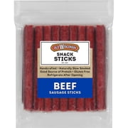 Old Wisconsin Gluten Free Beef Sausage Sticks 26oz Resealable Bag