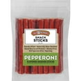 Old Wisconsin Pepperoni Sausage HHA1 Snack Sticks, Naturally Smoked, Ready to Eat, High Protein