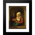 thumbnail image 1 of Old Woman Unreeling Threads 20x24 Framed Art Print by Gerrit Dou, 1 of 2