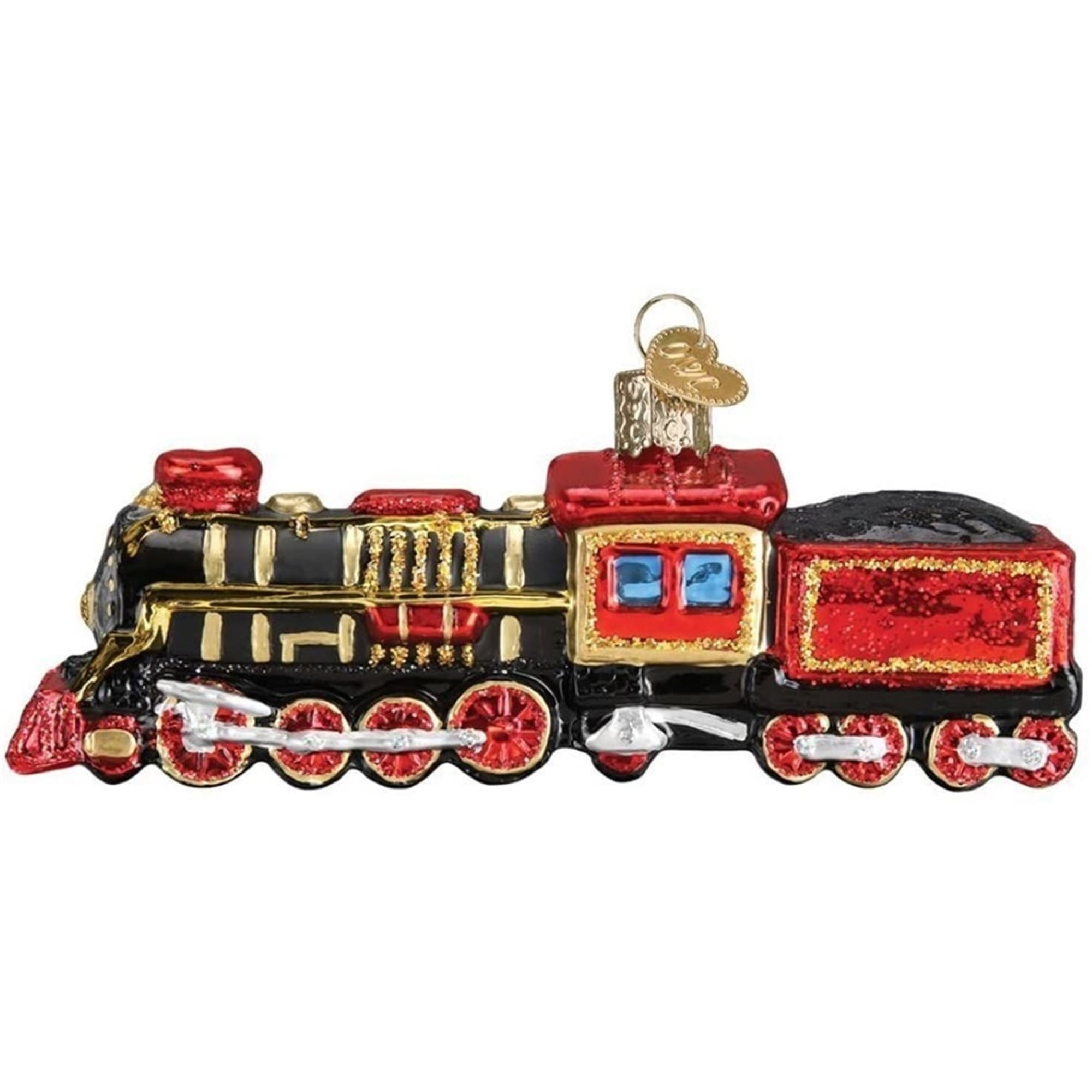 Old World 46080 Train Steam Locomotive Ornament Christmas