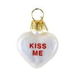 thumbnail image 1 of Old World Christmas 1.5 Inches Tall Conversation Heart Glass Ornament True Love Valentine's, 1 of 3