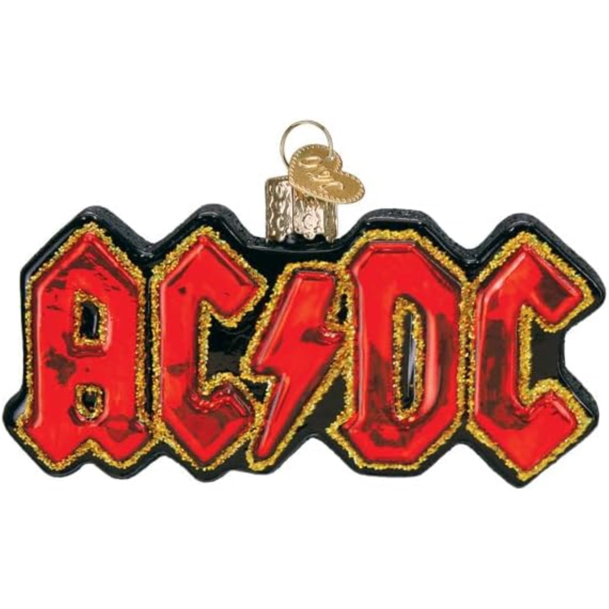 Old World Christmas Blown Glass Ornament for Christmas Tree, AC/DC ...
