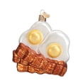 thumbnail image 1 of Old World Christmas Bacon And Eggs Glass Blown Ornament, 1 of 3