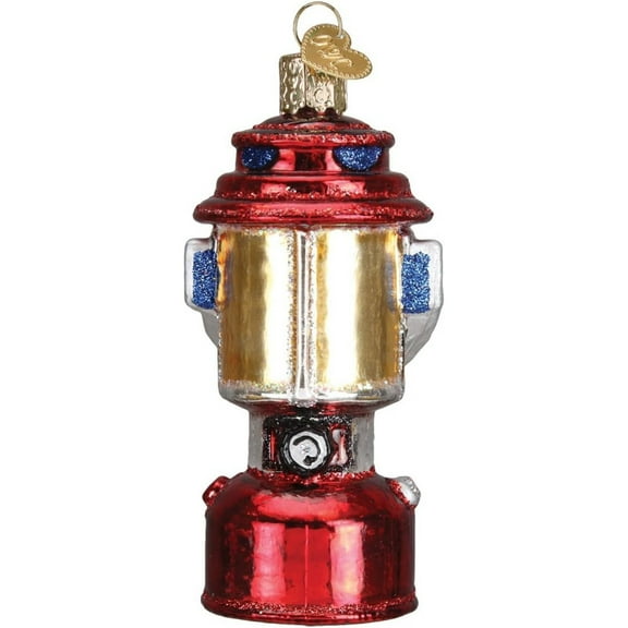 Old World Christmas Blown Glass Ornament for Christmas Tree, Camping Lantern