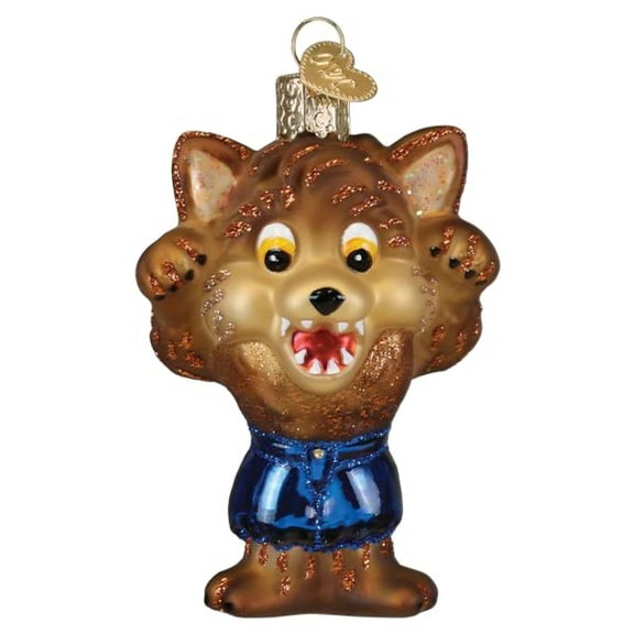 Old World Christmas Blown Glass Ornament for Christmas Tree, Halloween Werewolf