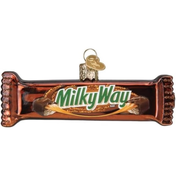 Old World Christmas 1.50In Milky Way, Glass, Candy Bar Mars 32609