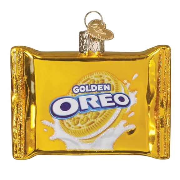 Old World Christmas Blown GlassOrnament for Christmas Tree,Oreo Golden Sandwich Cookies