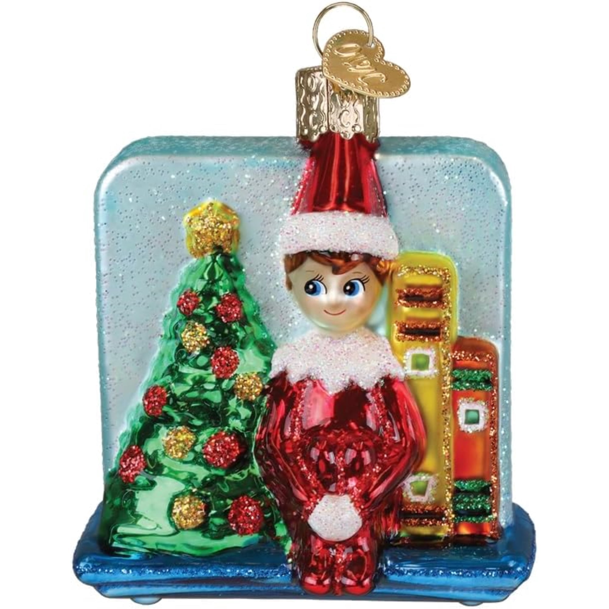 Old World Christmas Blown Glass Ornament for Christmas Tree, Scout Elf ...