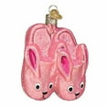 thumbnail image 1 of Old World Christmas Bunny Slippers Glass Blown Ornaments for Christmas Tree, 1 of 6