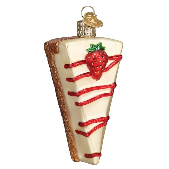 Old World Christmas Cheesecake Glass Blown Ornaments for Christmas Tree