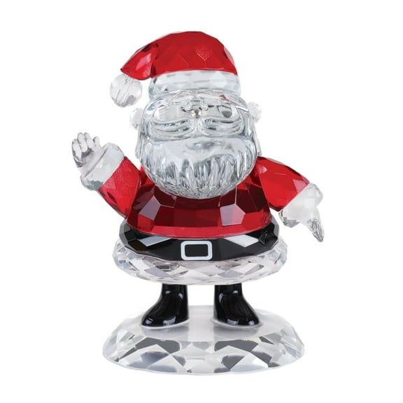 Old World Christmas Crystal Figurine for Holiday Decor, Santa Claus