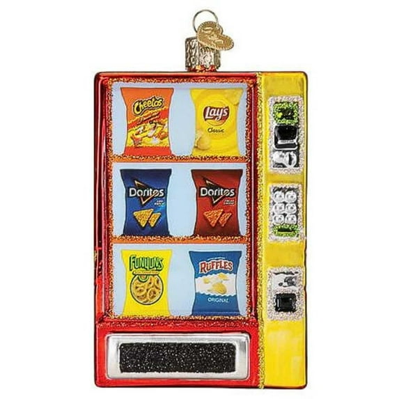 Old World Christmas Frito Lay Vending Machine Hanging Ornament, 4.75-inch Height, Holiday Decoration