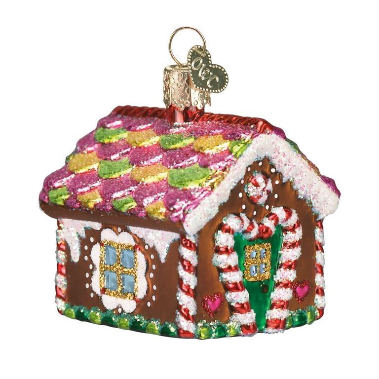 Old World Christmas Glass Ornament - Donkita Donkey With Gift Box
