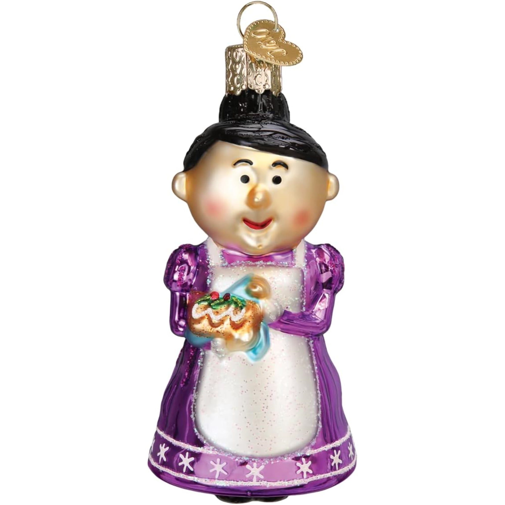 Old World Christmas Blown Glass Ornament for Christmas Tree, Cheery Mrs ...