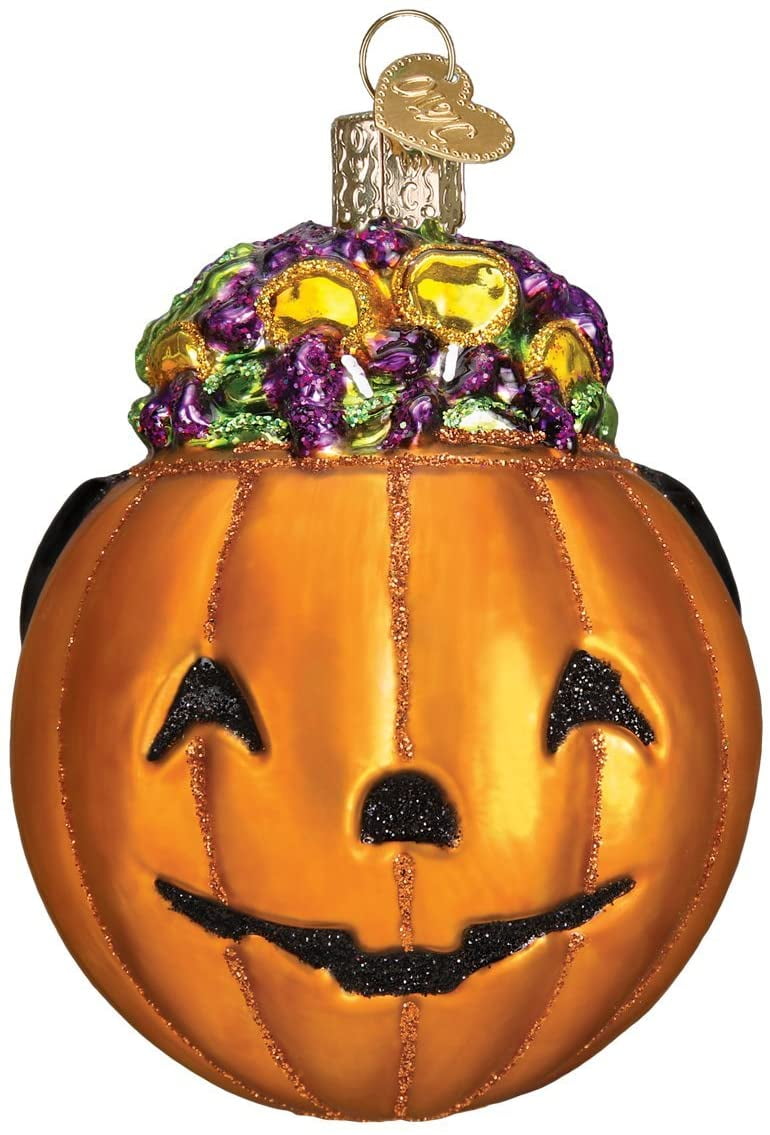 Old World Christmas Glass Blown Ornament Trick-or-Treat (#26083)