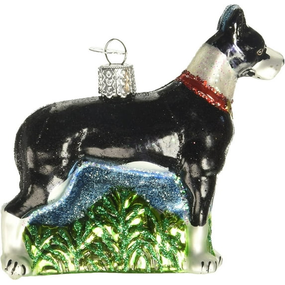 Old World Christmas Great Dane Dog Glass Ornament Decoration 12474 New