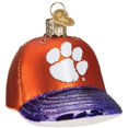 thumbnail image 1 of Old World Christmas Hanging Glass Tree Ornament, Clemson Baseball Cap, 1 of 3