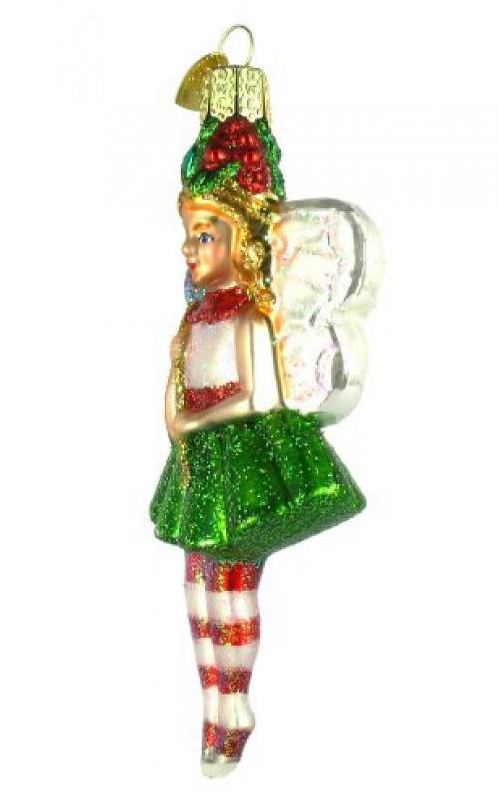 Old World Christmas Holly Fairy Glass Blown Ornament - Walmart.com