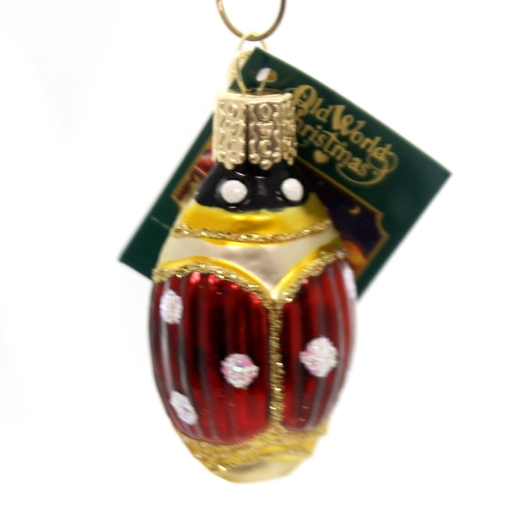 Old World Christmas Insect Collection Glass Blown Ornaments for Christmas Tree Lucky Ladybug