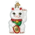 thumbnail image 1 of Old World Christmas Lucky Cat Hanging Ornament, 3.5-inch Height, Holiday Decoration, 1 of 5