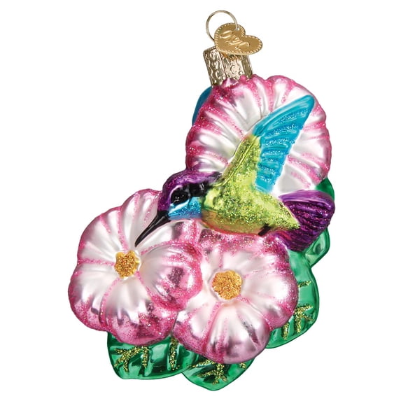 Old World Christmas Magnificent Hummingbird Glass Blown Ornament for Christmas Tree