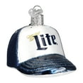 thumbnail image 1 of Old World Christmas Miller Lite Baseball Cap Glass Blown Ornament for Christmas Tree, 1 of 6