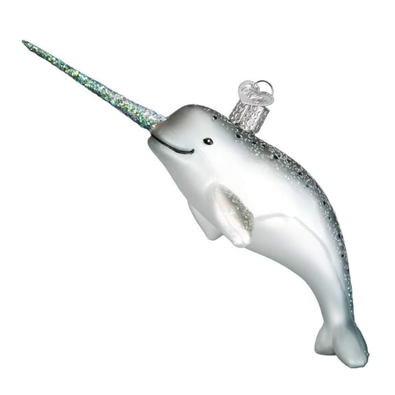 Old World Christmas NARWHAL Ornament, Multi