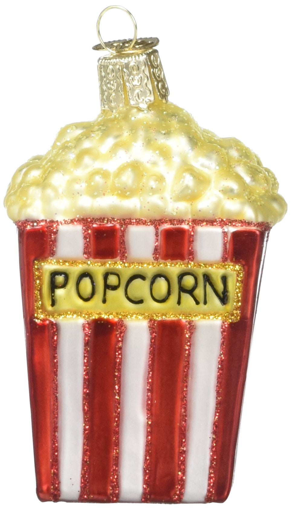 Old World Christmas Ornaments: Ballpark Foods Glass Blown Ornaments for Christmas Tree, Popcorn - Walmart.com