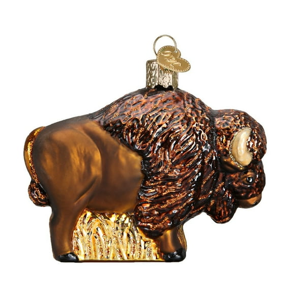 Old World Christmas Ornaments: Buffalo Glass Blown Ornaments for Christmas Tree (12131)