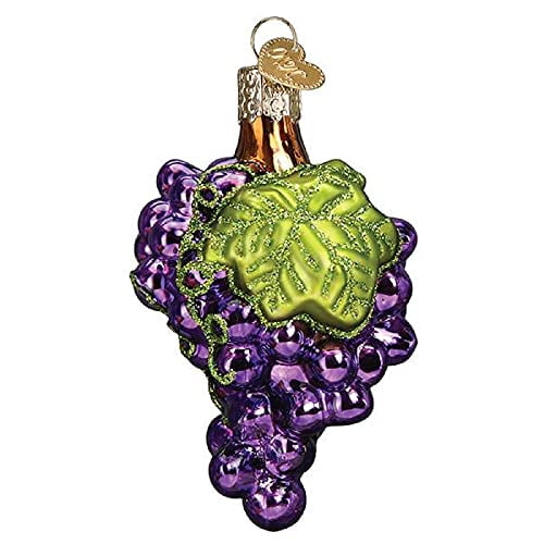 Old World Christmas Ornaments Grapes Glass Blown Ornaments for Christmas Tree
