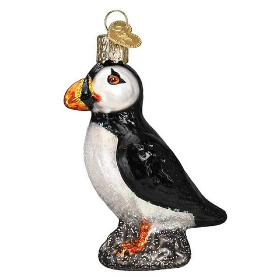 Old World Christmas Ornaments Puffin Glass Blown Ornaments for Christmas Tree