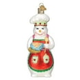 thumbnail image 1 of Old World Christmas Ornaments Snow Woman Chef Glass Blown Ornaments for Christmas Tree, 1 of 6