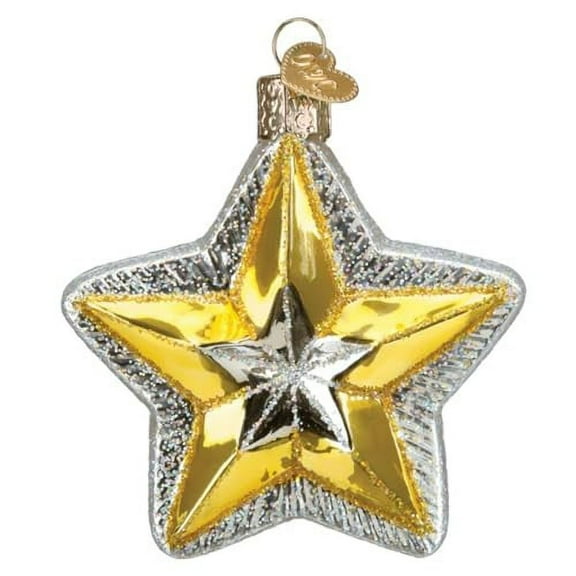 Old World Christmas Radiant Star Glass Blown Ornament for Christmas Tree