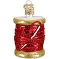 thumbnail image 1 of Old World Christmas Red Spool of Thread Glass Blown Ornament for Christmas Tree, 1 of 4